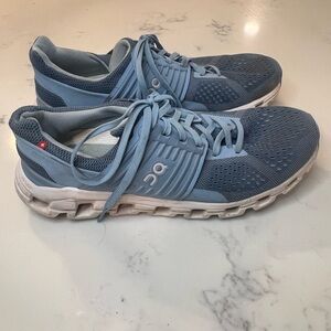 On Running Sky Blue Athletic Sneakers